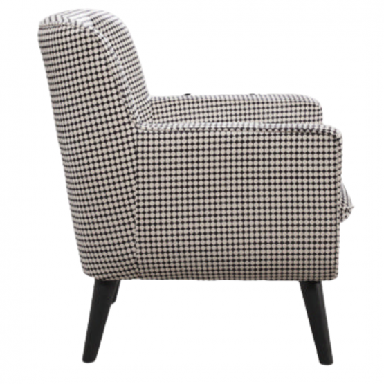 Georgia Chair - Monochrome Dot Print