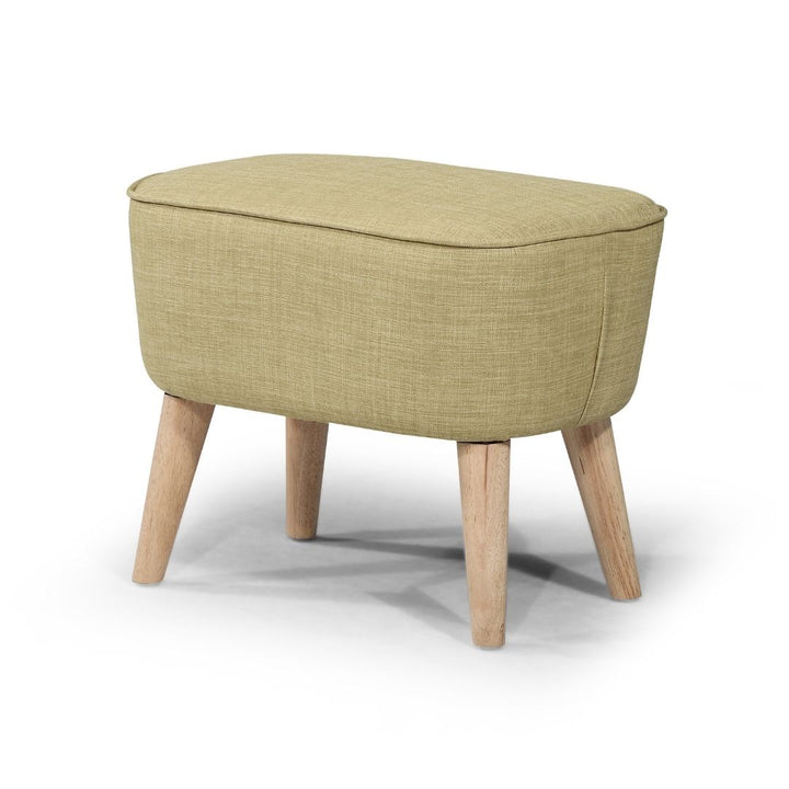 Georgia Foot Stool upholstered in ‘Key West’ Leaf