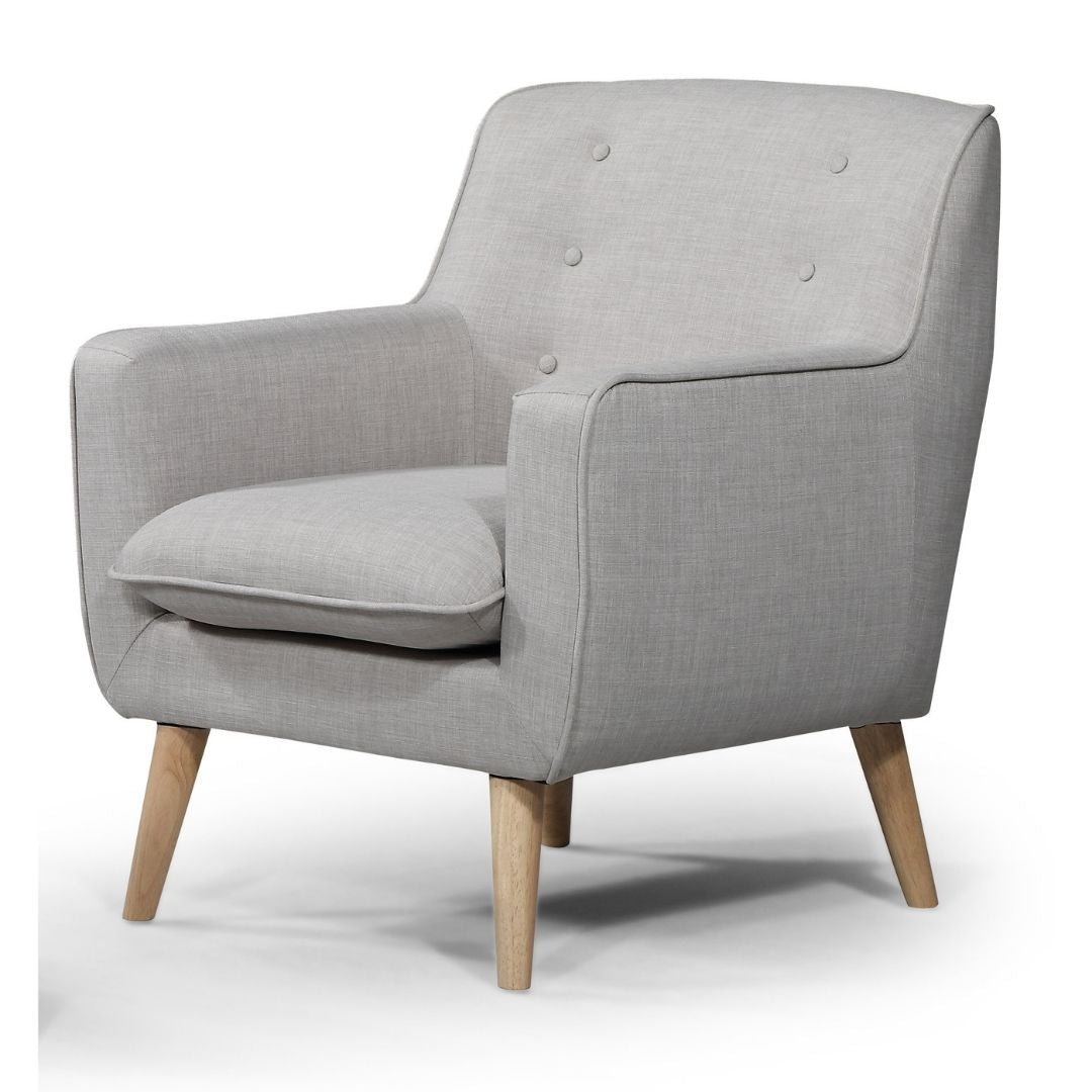 Georgia Chair upholstered in ‘Key West’ Concrete