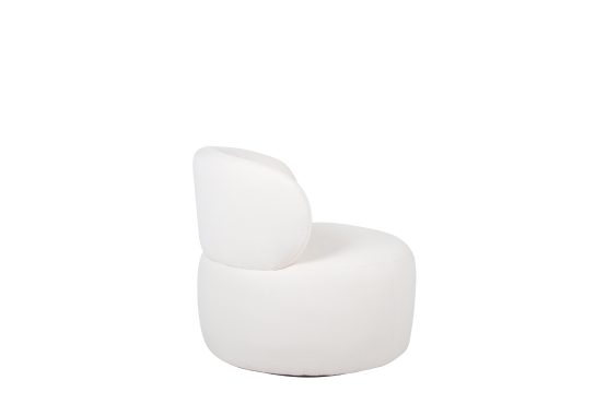 Fairbourne Swivel Chair Antique White boucle