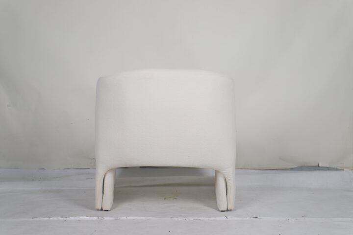 Belvedere Chair Antique White boucle