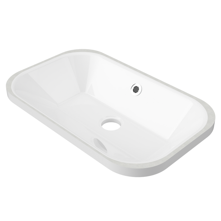 Bodhi Undermount Basin 540mm White Gloss