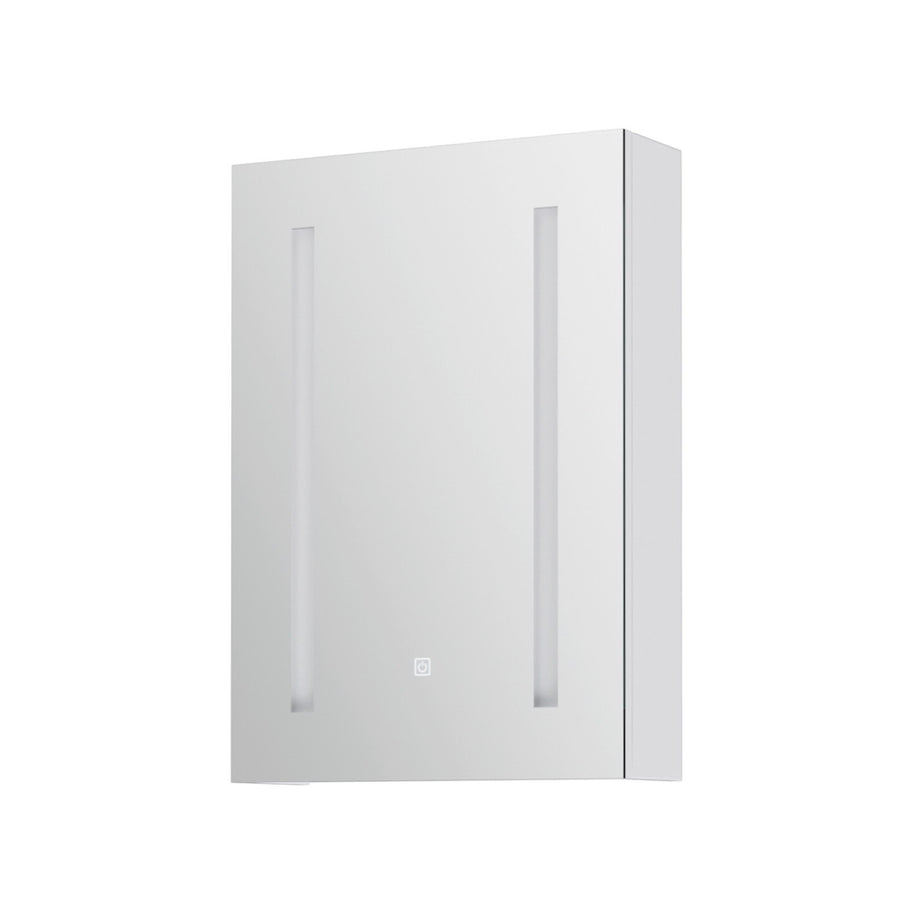 Bathroom Mirror Cabinet LED 500x720mm Medicine Wall Storage – Pilbara Bathroom Warehouse Perth and regional Western Australia