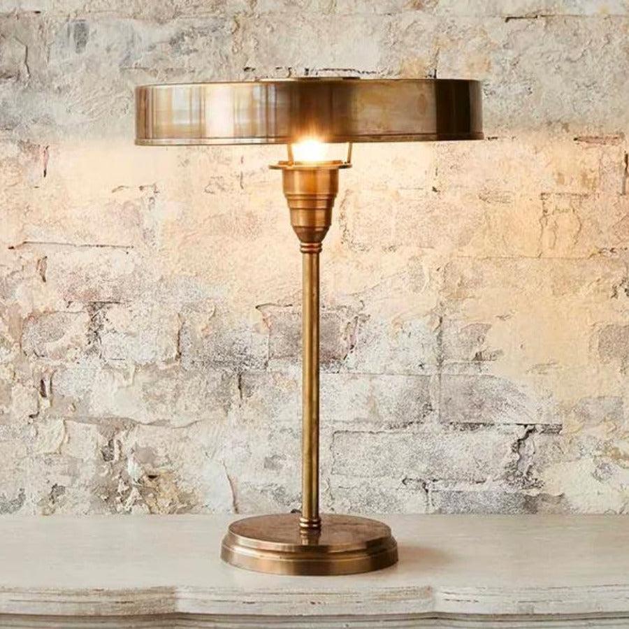 Bankstown Large Table Lamp in Antique Brass