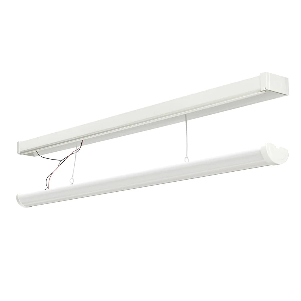 Bat Surface Mounted Dual Power Tri-CCT LED Batten Light