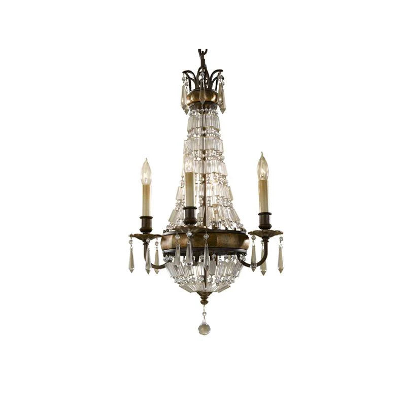 Bellini 3Lt/4Lt/6Lt Chandelier E14 in Bronze/Brass Finish