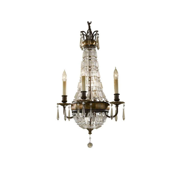 Bellini 3Lt/4Lt/6Lt Chandelier E14 in Bronze/Brass Finish