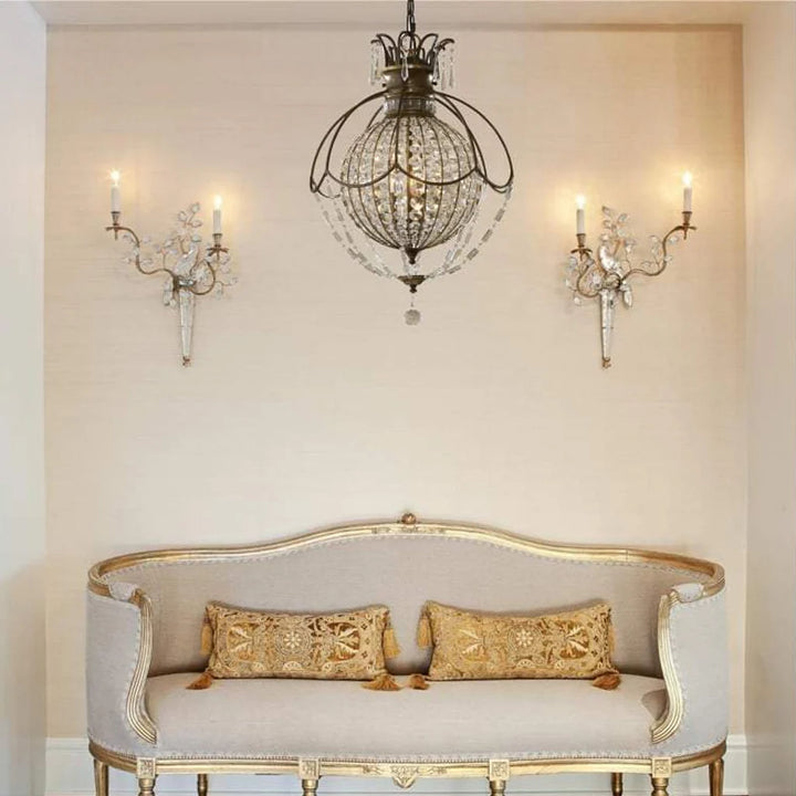 Bellini 3Lt/4Lt/6Lt Chandelier E14 in Bronze/Brass Finish