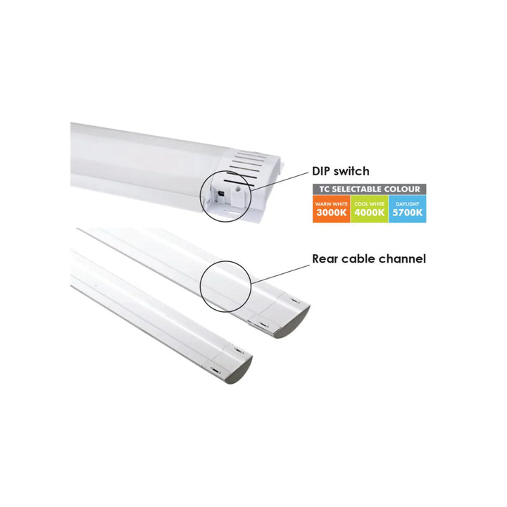 Blade LED Batten CCT 20W & 35W in White