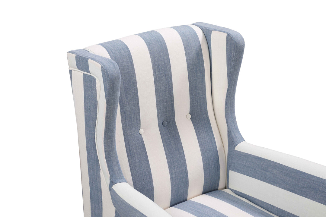 Bliss Chair Hamptons Stripe Fabric – Pilbara Bathroom Warehouse