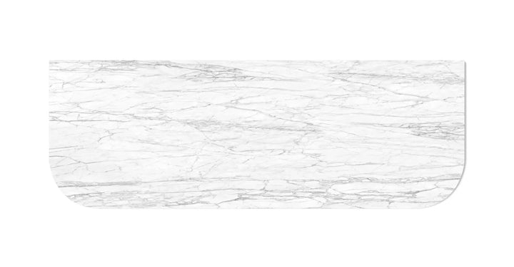 Bondi 1800x460x18 Natural Carrara Marble Top (No Hole)