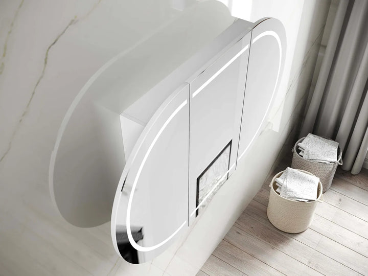 Bondi 1800x900 White LED Shaving Cabinet