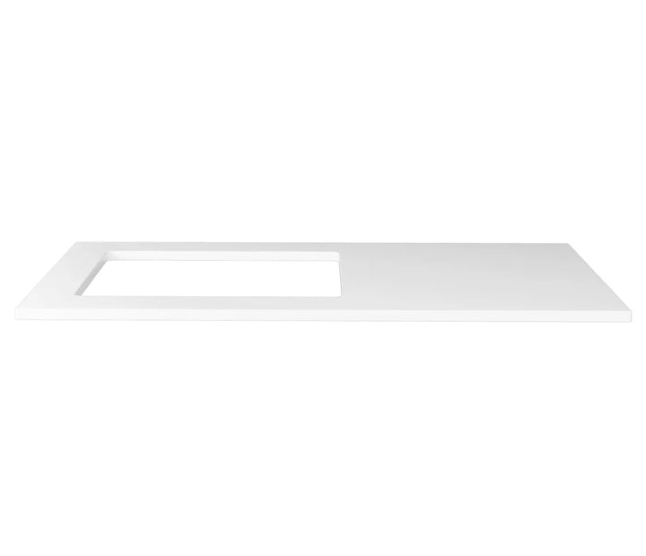Bondi White Base Laundry Cabinet with Stone Top and Sink