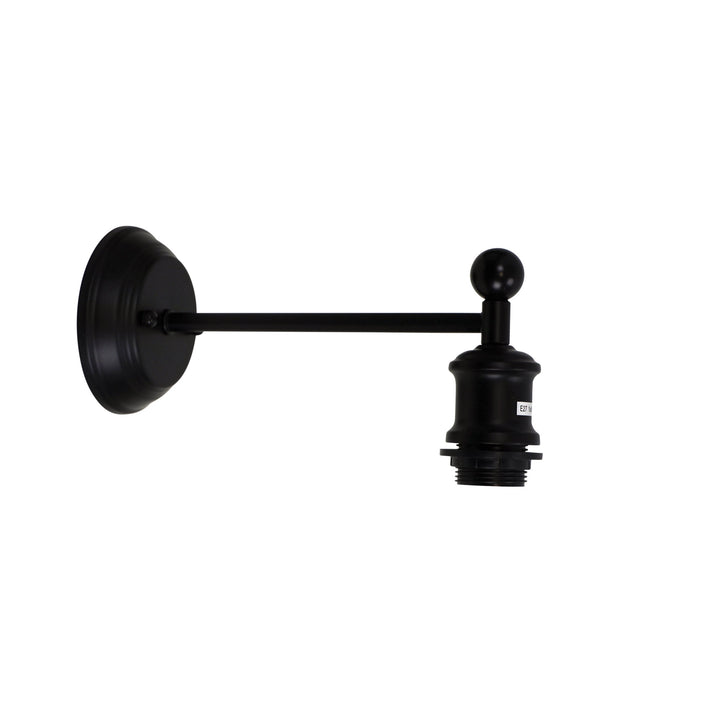 Boulton Vintage Wall Light – Matt Black