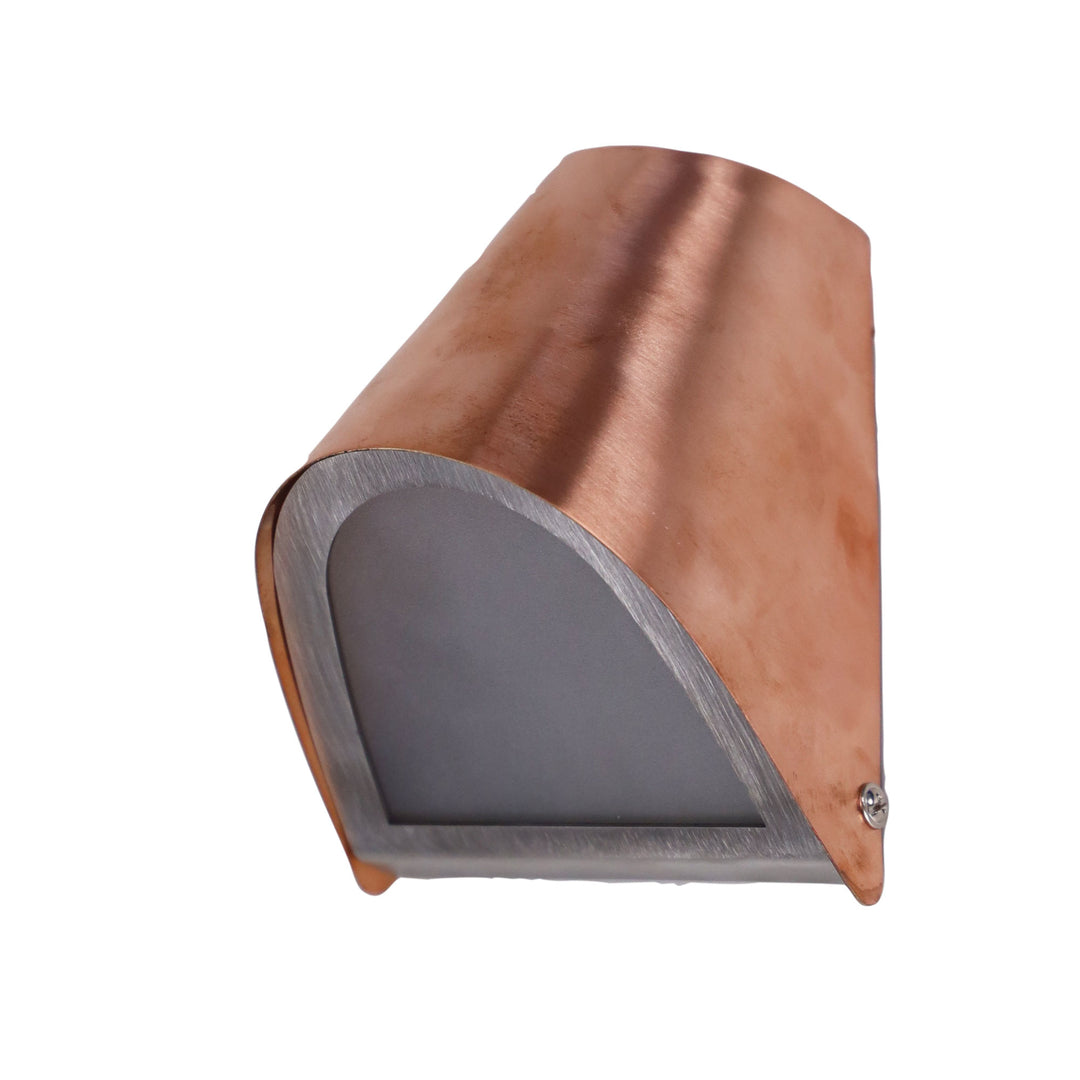 Brava 240V Real Copper Outdoor Wall Light