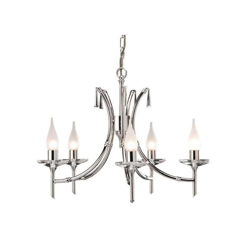 Brightwell Chandelier G9 in Polished Nickel - 3Lt/5Lt/8Lt Options