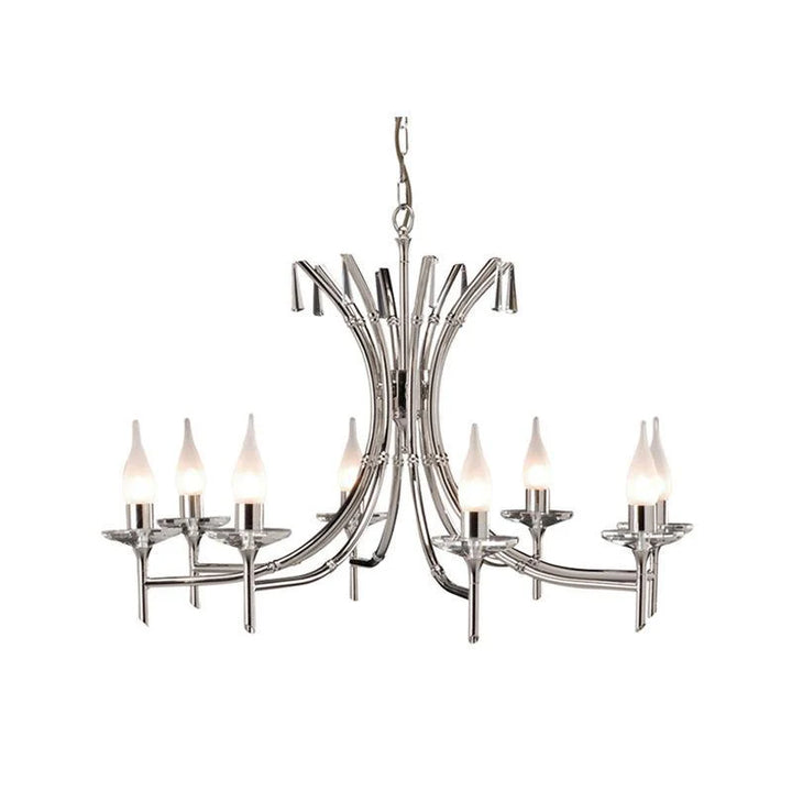 Brightwell Chandelier G9 in Polished Nickel - 3Lt/5Lt/8Lt Options