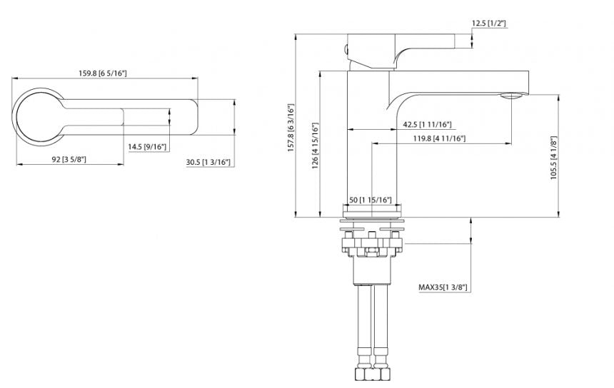 Brizo Gold Sink Mixer – designer tapware from Pilbara Bathroom Warehouse