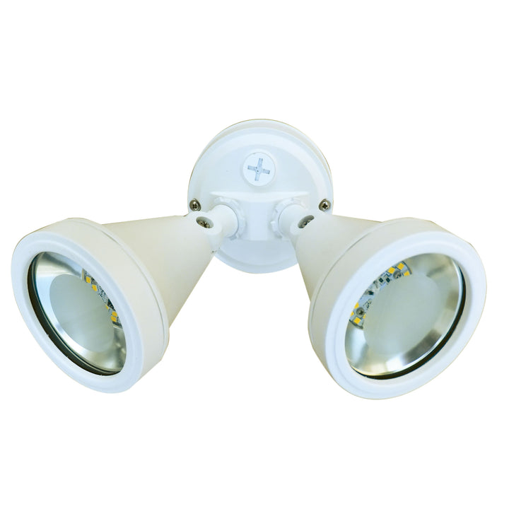 CADET LED White Twin Floodlight