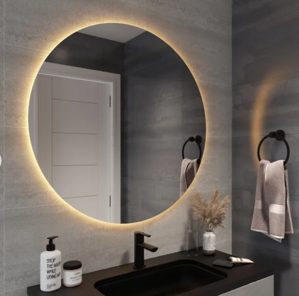CIRCO W sleek white circular wall or ceiling light with minimalist design – Pilbara Bathroom Warehouse Perth and regional Western Australia