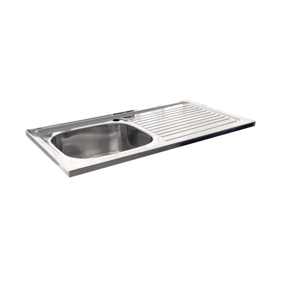 Citi 900 x 460mm Stainless Steel Sink, 1 Tap Hole - Pilbara Bathroom Warehouse Perth and regional Western Australia