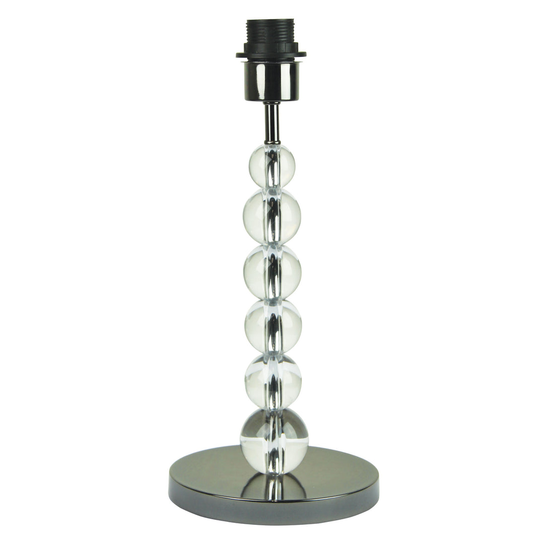 CLARA BASE Brushed Chrome Table Lamp Base
