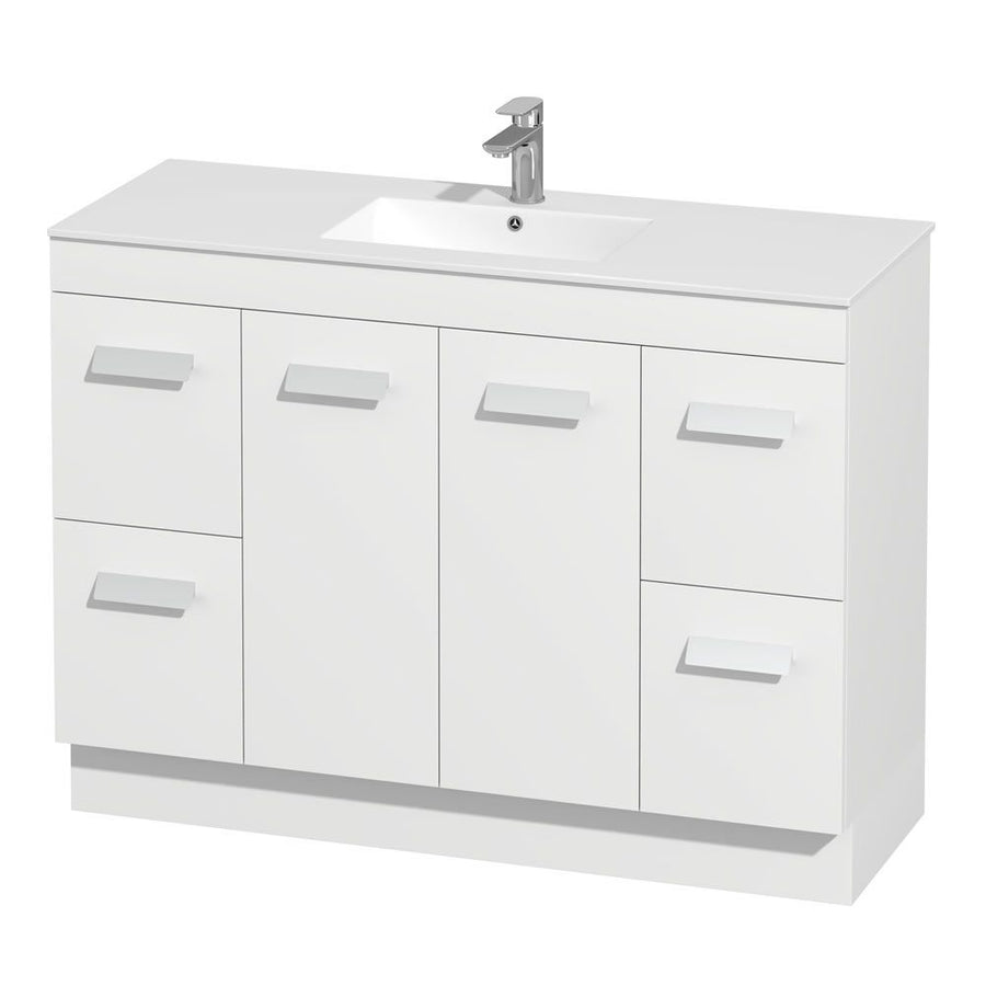Erin 120cm PVC Vanity Cabinet Only – Pilbara Bathroom Warehouse Perth WA