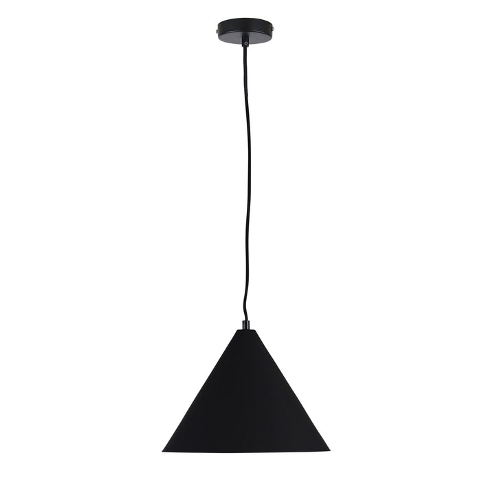 CONIC.28 Stylish Conical Pendant - White & Black