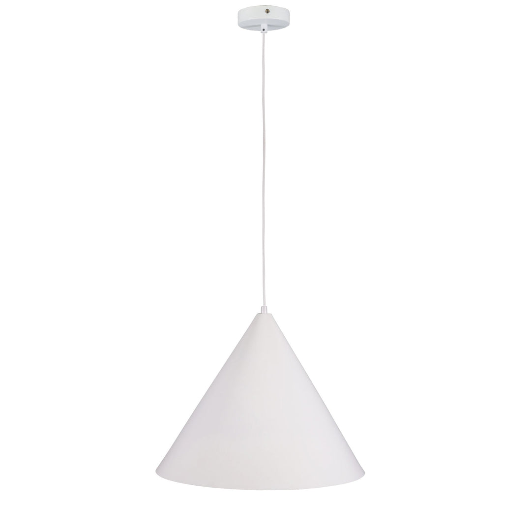 CONIC.45 Stylish Conical Pendant - White & Black