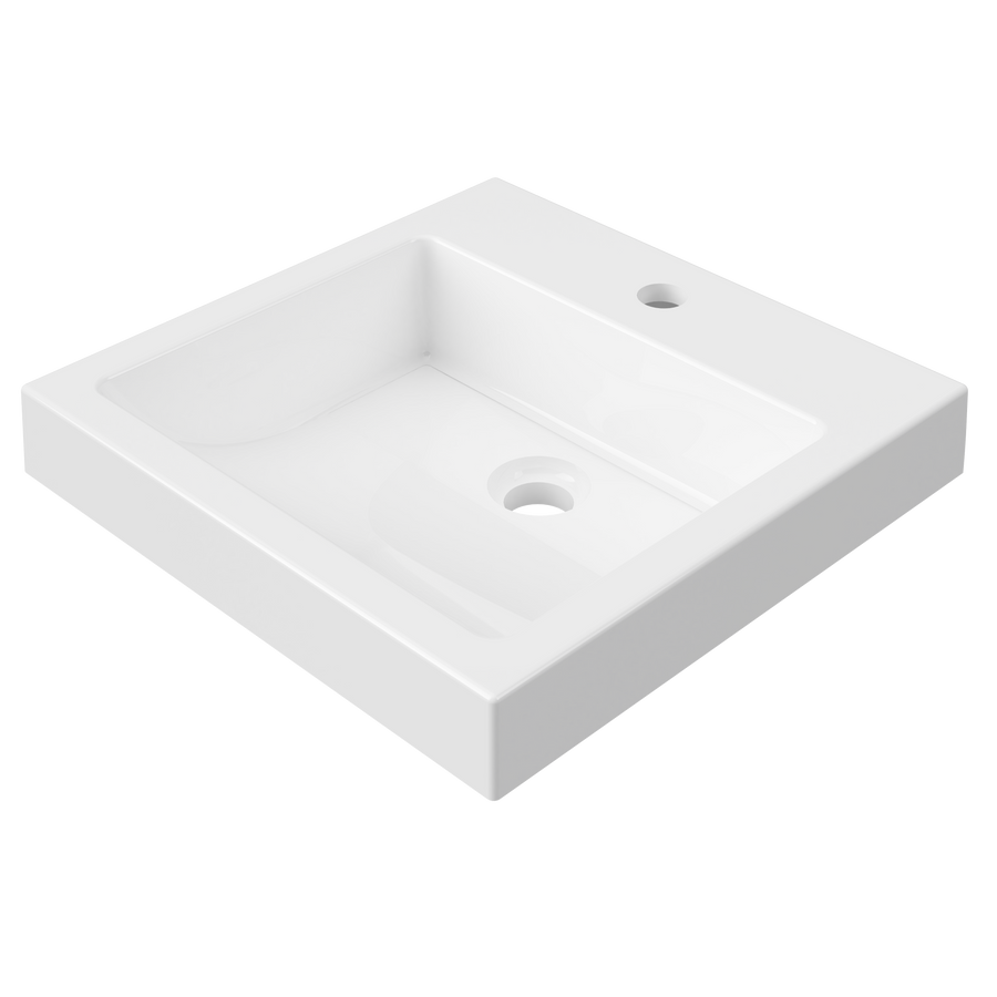 Cove Basin 1TH 460mm White Gloss