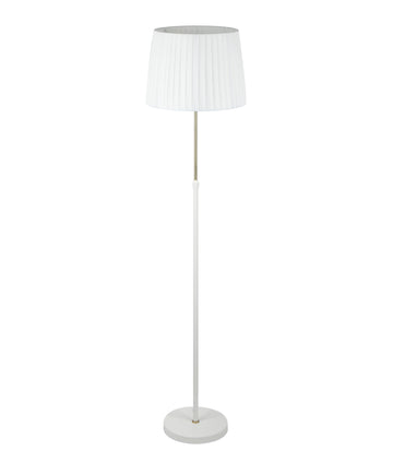 Crecer Adjustable Floor Lamp in Black/Brass, White/Brass or White/Chrome