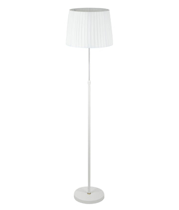 Crecer Adjustable Floor Lamp in Black/Brass, White/Brass or White/Chrome