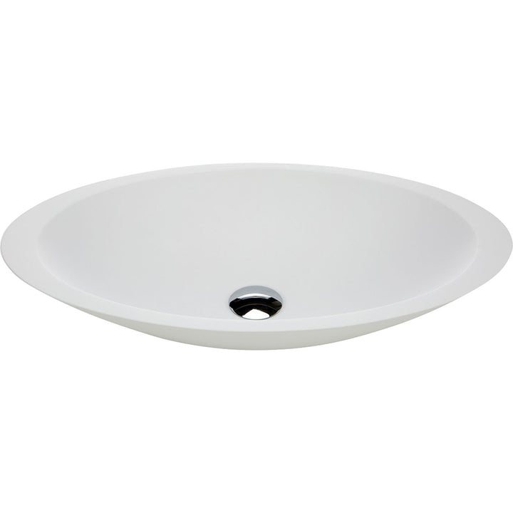Bahama Solid Surface Above Counter Basin, Matte White - Pilbara Bathroom Warehouse Perth and regional Western Australia