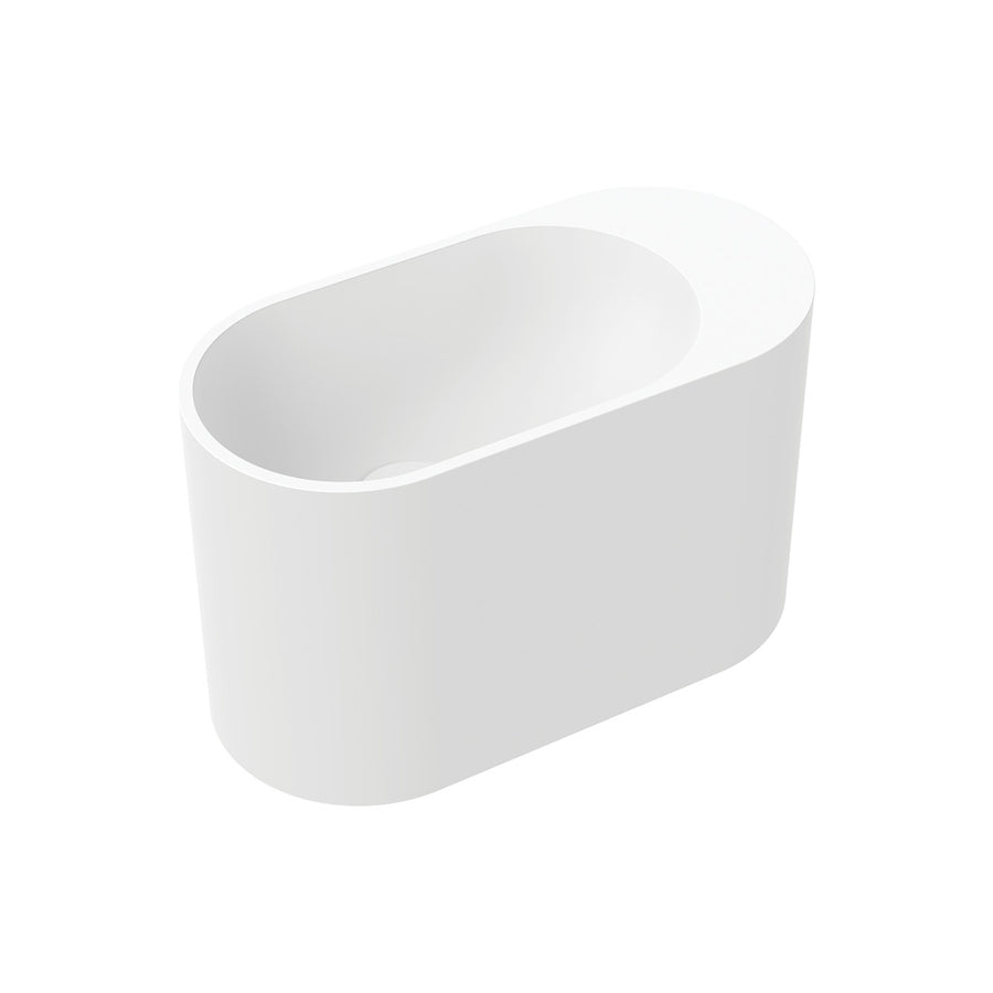 Ari Solid Surface Wall Basin, No Tap Hole - Pilbara Bathroom Warehouse Perth and regional Western Australia