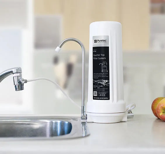 Puretec CT15 Portable Benchtop Water Filter | Premium Countertop Filtration System