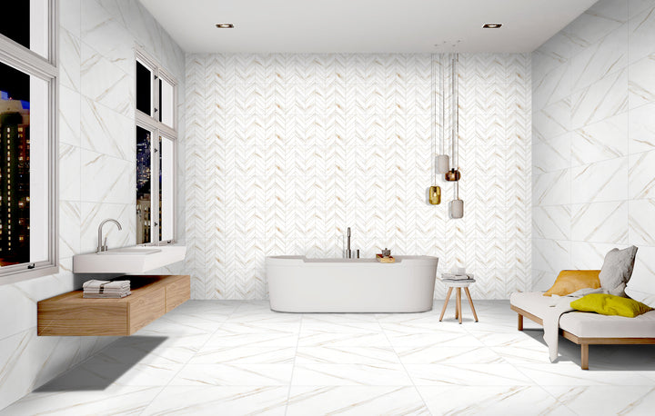 Calacata Gold Gloss Tile 300x600