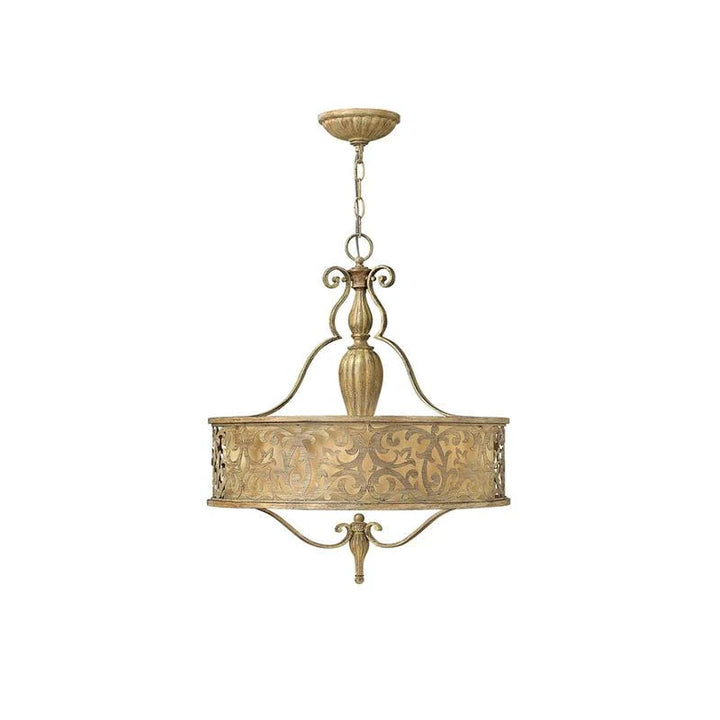Carabel Chandelier E27 in Brushed Champagne (3Lt/6Lt)