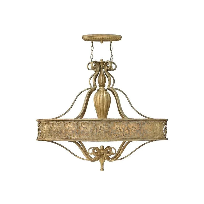 Carabel Chandelier E27 in Brushed Champagne (3Lt/6Lt)