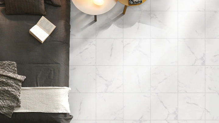 CARRARA BIANCO 450X450 MATT UNRECTIFIED