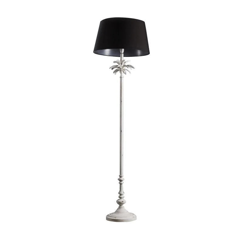 Casablanca Floor Lamp in Brown, Silver, or White