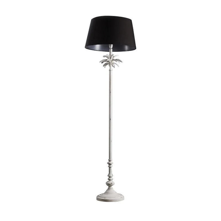 Casablanca Floor Lamp in Brown, Silver, or White