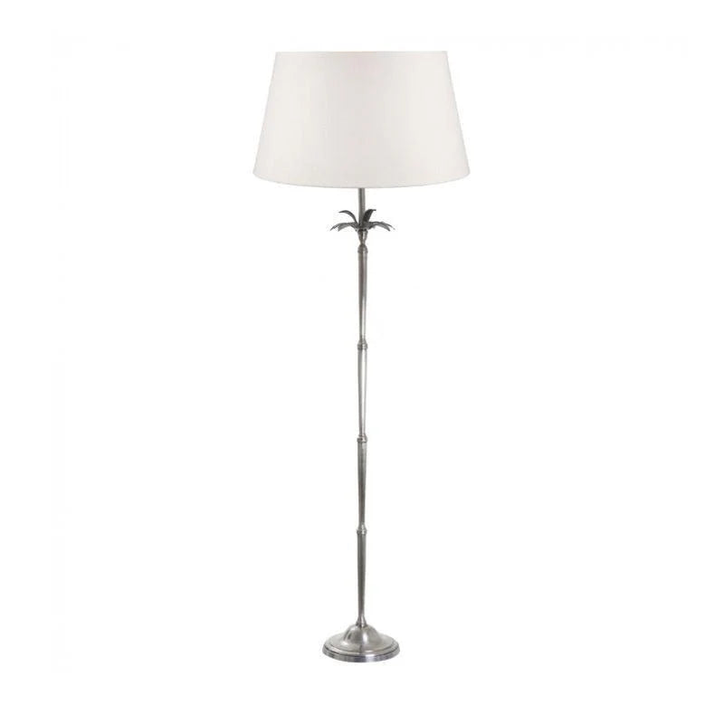 Casablanca Floor Lamp in Brown, Silver, or White