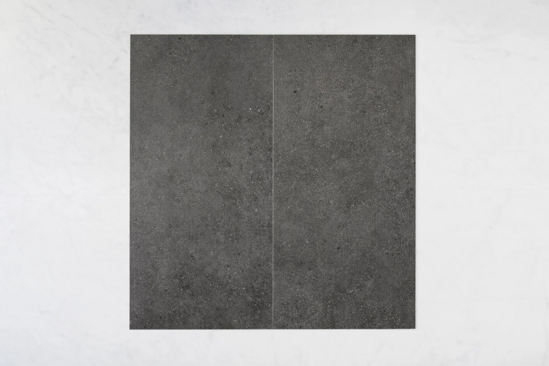 Castella Charcoal Matt 297x600 Porcelain Tiles – Subtle Concrete Look with Anti-Slip Finish