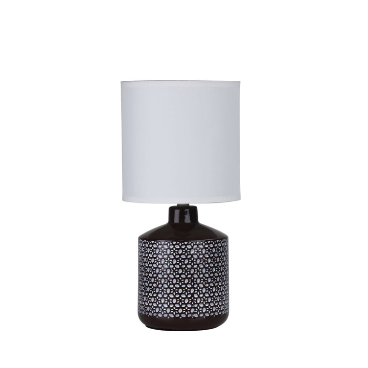 Celia Ceramic Table Lamp with Fabric Shade