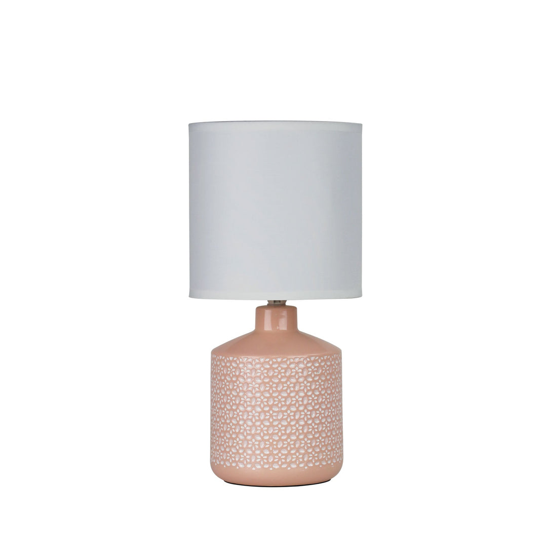 Celia Ceramic Table Lamp with Fabric Shade