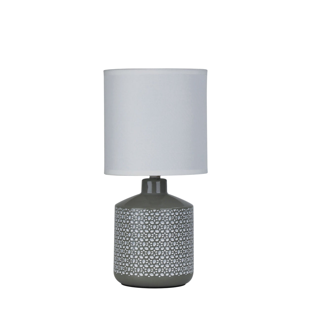 Celia Ceramic Table Lamp with Fabric Shade