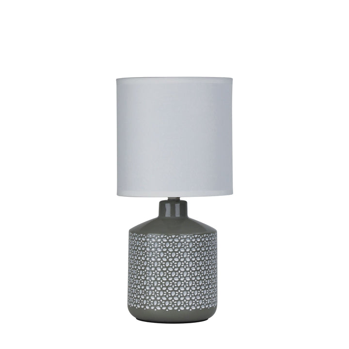 Celia Ceramic Table Lamp with Fabric Shade