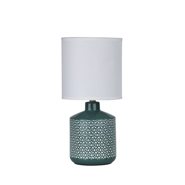 Celia Ceramic Table Lamp with Fabric Shade