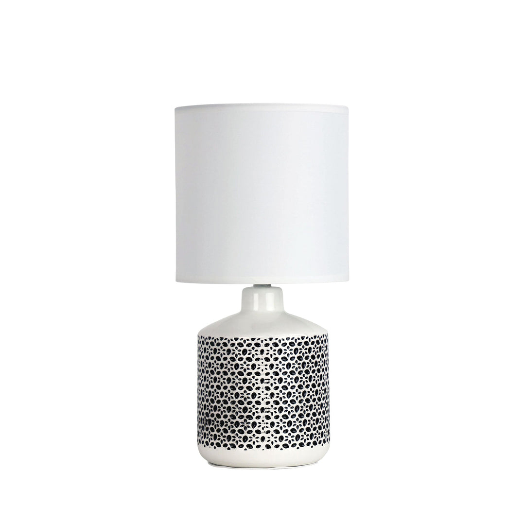 Celia Ceramic Table Lamp with Fabric Shade