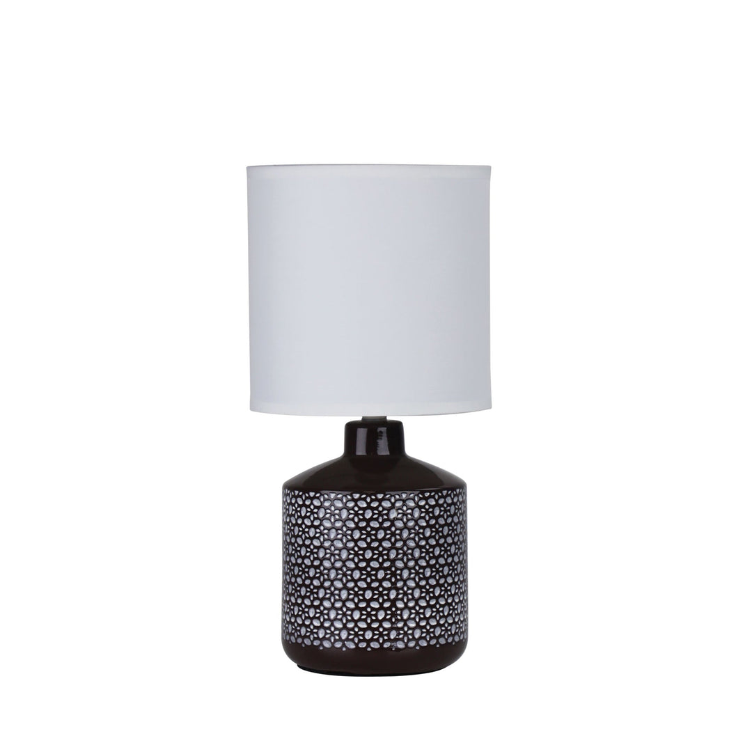 Celia Ceramic Table Lamp with Fabric Shade